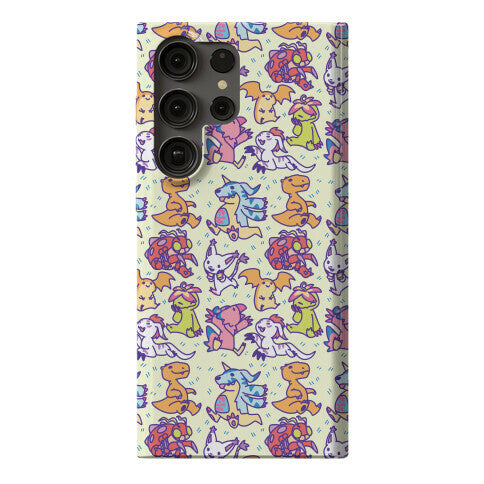 Digital Monsters Pattern Phone Case